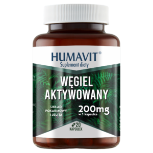 Humavit ® Węgiel aktywowany, 20 kaps.