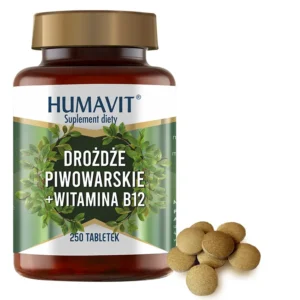 Humavit® - Drożdże piwowarskie + witamina B12 metylokobalamina (250 tab.)