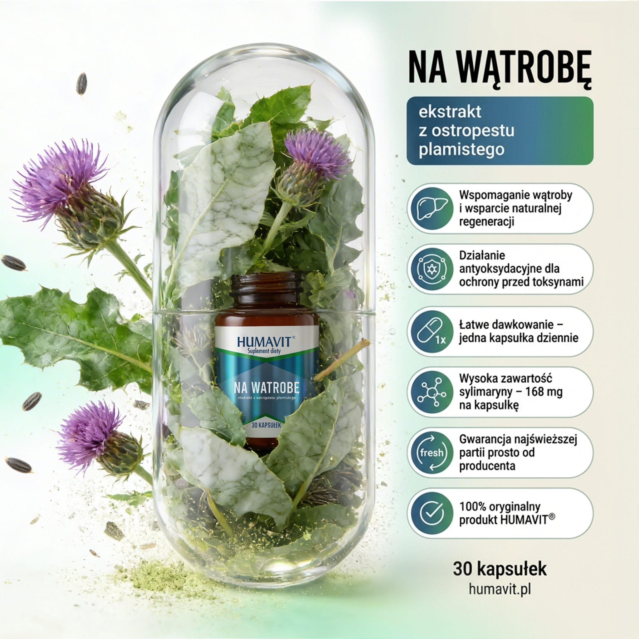 Zestaw na wątrobę 3x Humavit ® Na wątrobę --- ( 3-miesięczna kuracja ) hover