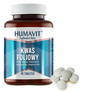 Humavit ® Kwas foliowy + witaminy B6, B12, E