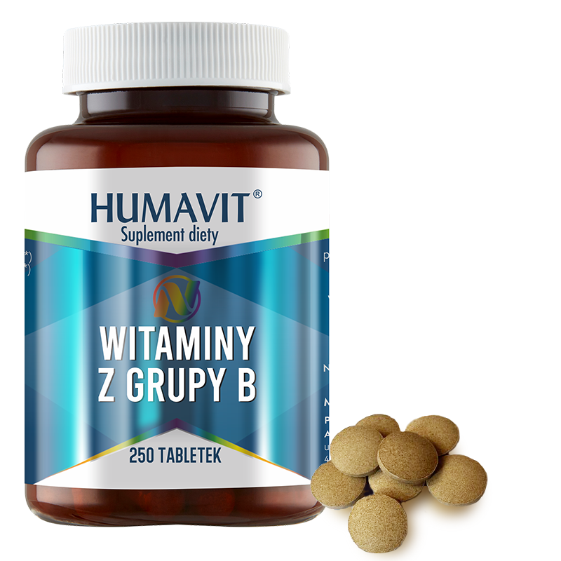 witaminy z grupy b na bazie drozdzy piwowarskich 250 tabletek