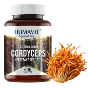 HUMAVIT® CORDYCEPS (Maczużnik Chiński) + Drożdże piwowarskie 150szt