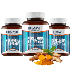 Zestaw (3x) - Humavit ® Kurkumina i piperyna --- ( 3-miesięczna kuracja )